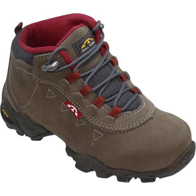 Bota Bull Terrier Breeze Feminino Grafite e Vinho Marrom