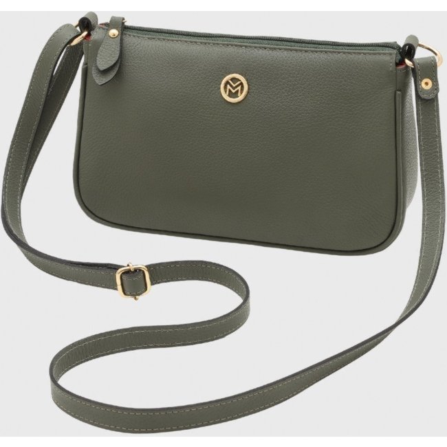 Bolsa Transversal Couro Mariart 2030 Army