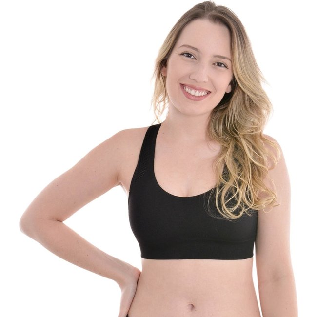Top Nadador sem Costura Selene