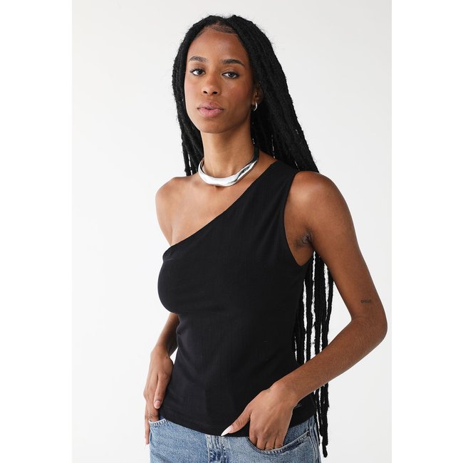 Blusa Canelada Forum Ajustada Logo Preta