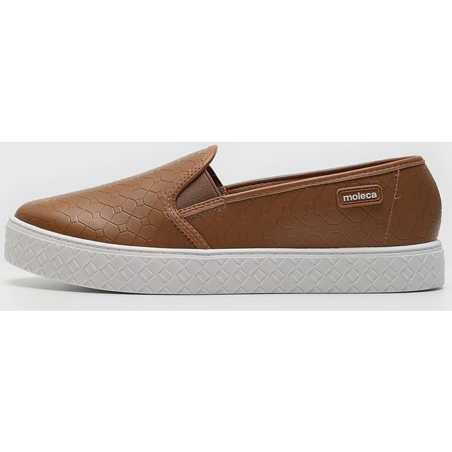 Tênis Slip On Moleca Texturizado Caramelo