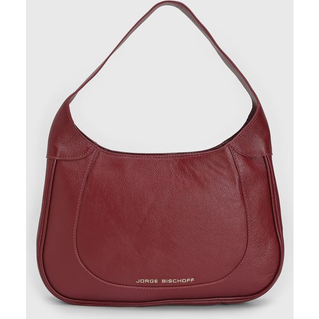 Bolsa Tiracolo Feminina Jorge Bischoff Hobo Vermelha