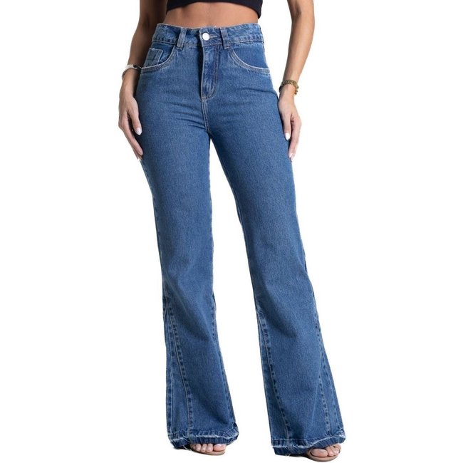 Calça Jeans Sawary Boot Cut - 281922 - Azul - Sawary