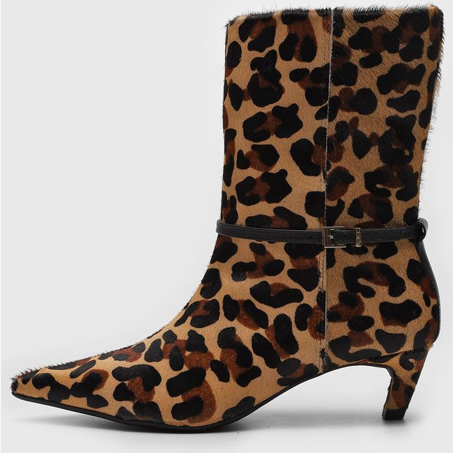 Bota Santa Lolla Animal Print Caramelo