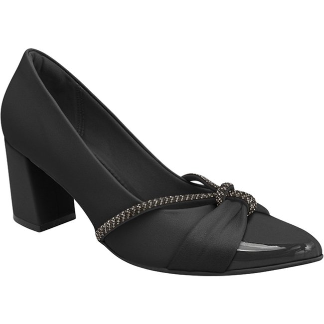 Scarpin Luiza Salto Alto Preto