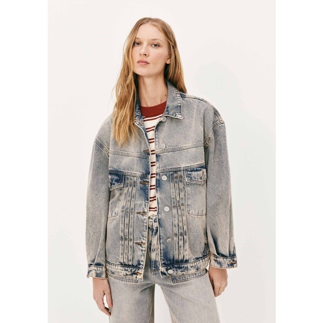 Jaqueta Jeans Feminina Oversized Hering