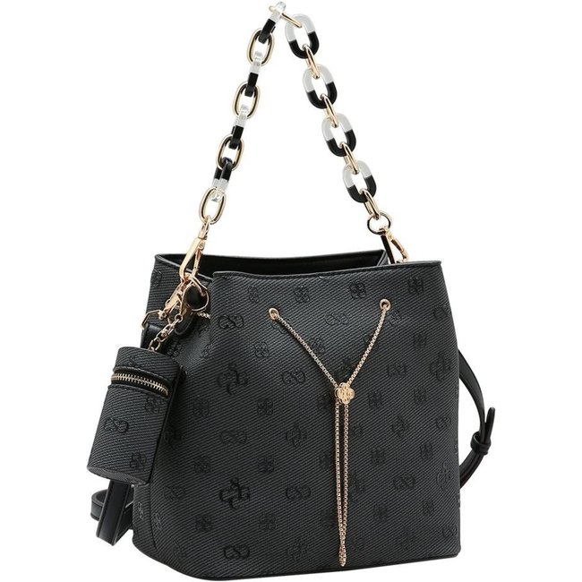 Bolsa Feminina Chenson Monograma Atemporal 3485415 Preto