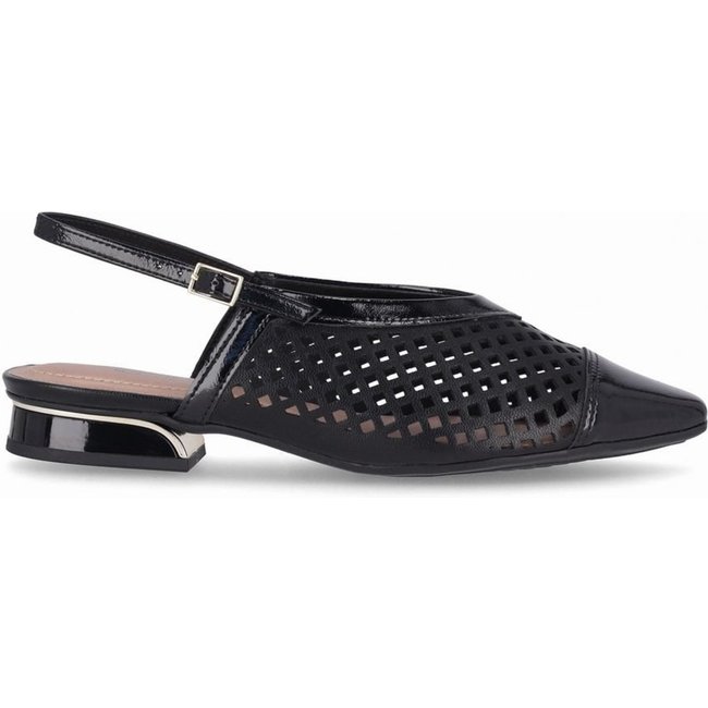 PICCADILL MAXI - Sapato Slingback Silvia Salto Baixo Preto