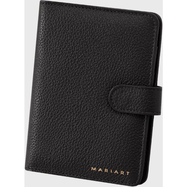 Porta-Passaporte Couro Mariart 741 Preto