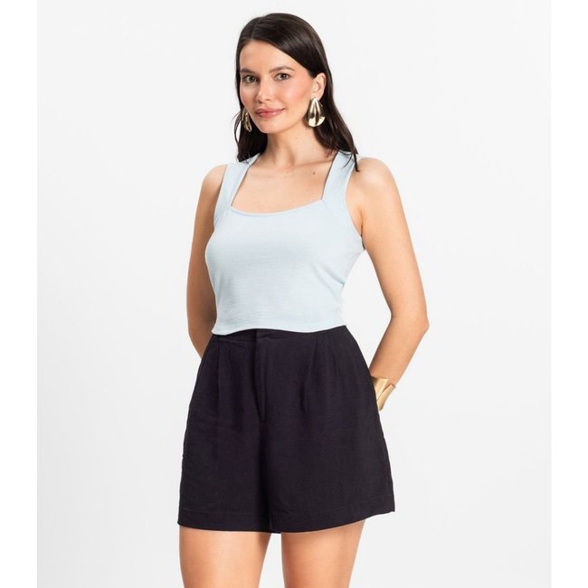 Cropped Feminino Select Azul