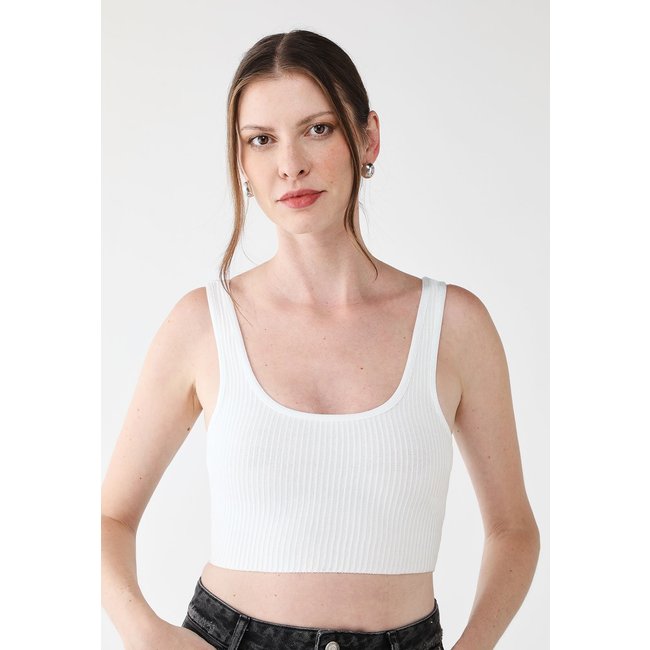 Regata Cropped John John Canelada Branca