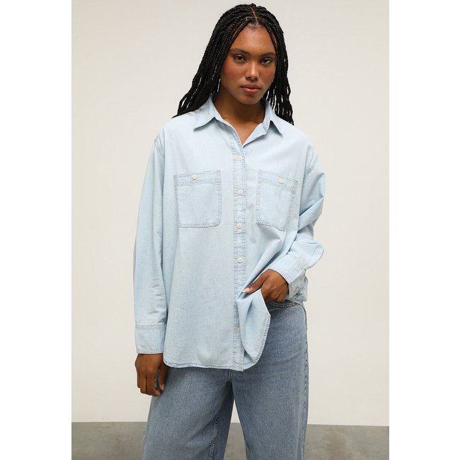 Camisa Jeans GAP Oversized Azul