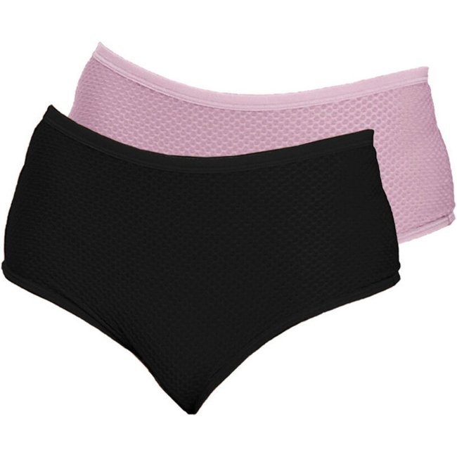 Kit com 2 Calcinhas Alta Dilady 203201 Rosa