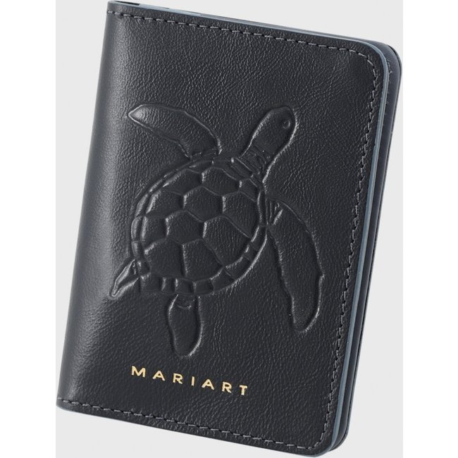 Carteira Couro Mariart Fauna Azul Oceano