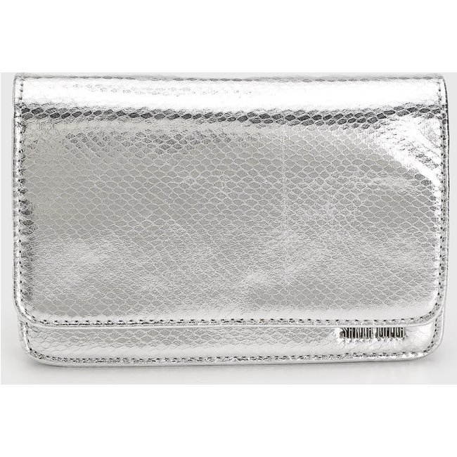 Bolsa Feminina Santa Lolla Pequena Metalizada Prata