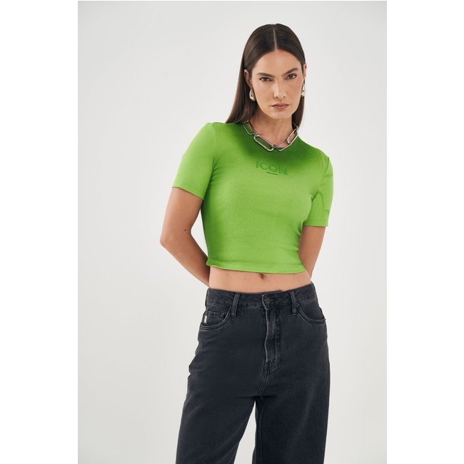 T-Shirt Efeito Degradê Icon Touch Feminina Inblanche