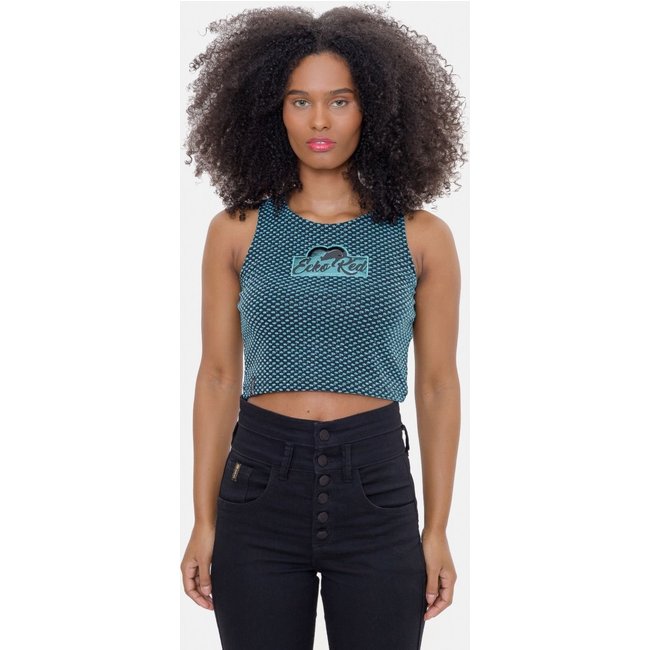 Regata Ecko Top Feminina Azul