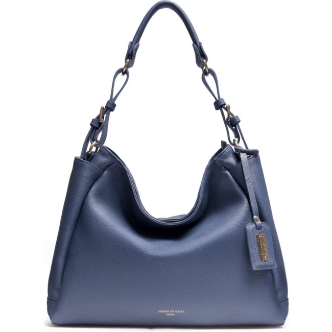 BOLSA FEMININA EM COURO TIRACOLO DENIN "MARLIZE FORTES"""
