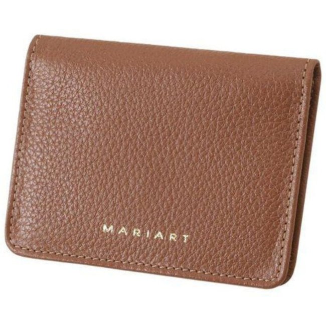 Carteira Pequena Mariart em Couro Camel 674