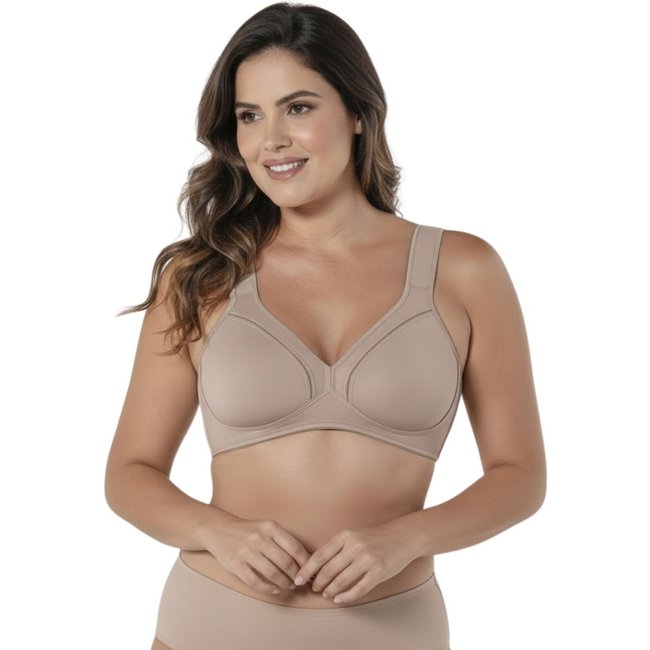 Sutiã sem Bojo sem Aro Alças Largas Acolchoadas Gallard Conforto DeMillus