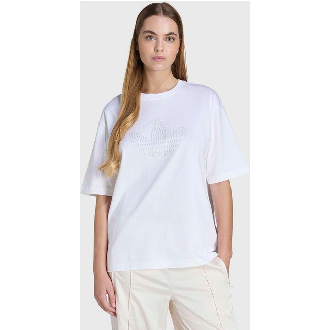 Camiseta Feminina adidas Originals Pearl Branca