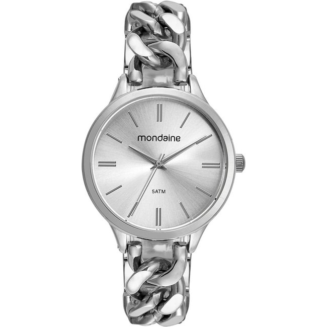 Relógio Feminino Mondaine Prata Corrente Mondaine