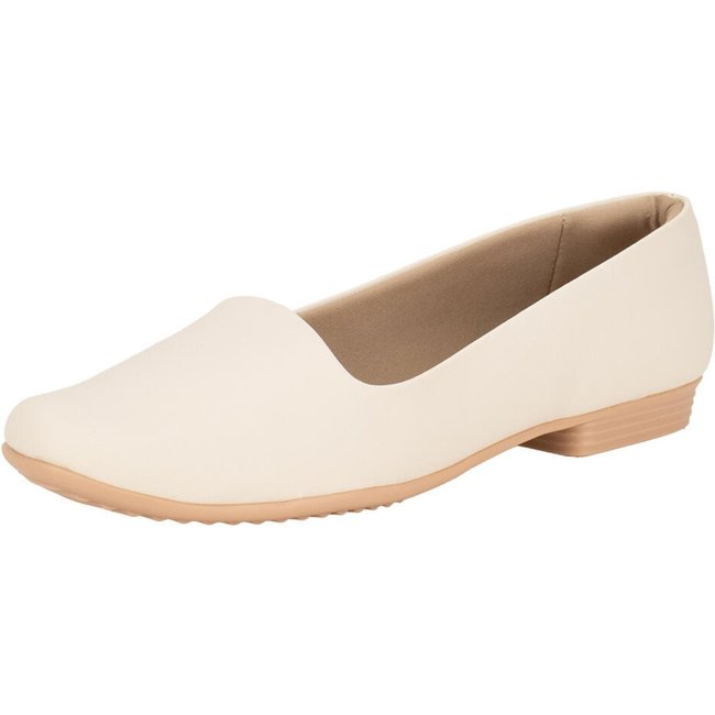 Sapatilha Feminina Flat Piccadilly 250132 A0080132 Bege