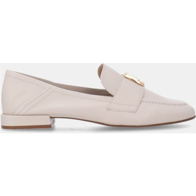 Mocassim Couro Luz da Lua 60340001 Luz Da Lua Off-white