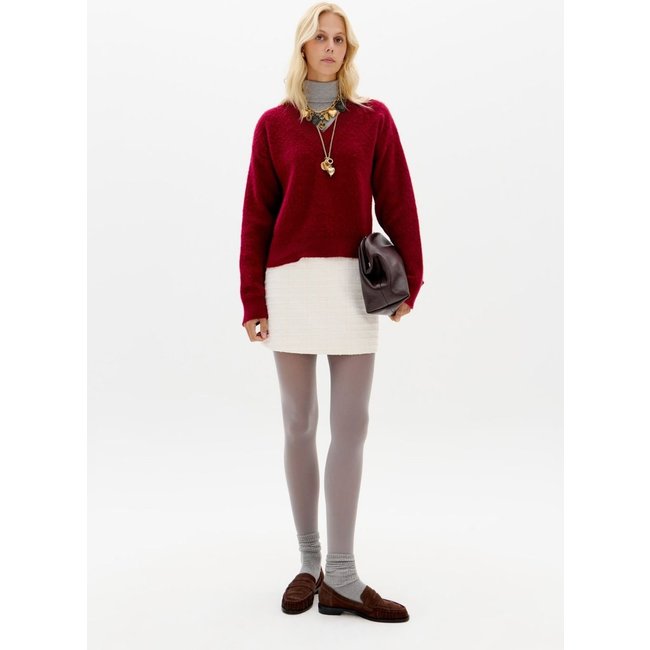 Short Saia Cintura Média Tweed Lança Perfume