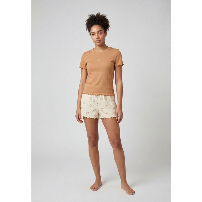 Conjunto Pijama Feminino Hering Estampado Caramelo