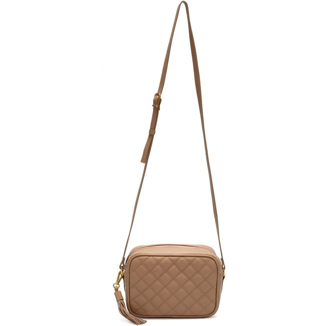 Bolsa de Couro Griffazzi Tranversal Nude