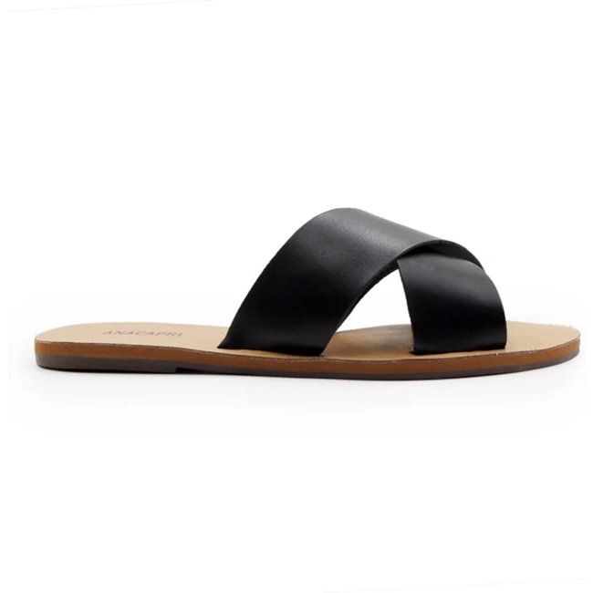 Tamanco Rasteiro Feminino Anacapri C300140004 Preto