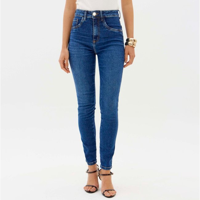 Calça Jeans Lança Perfume Skinny Ankle Ou26 Azul Feminino