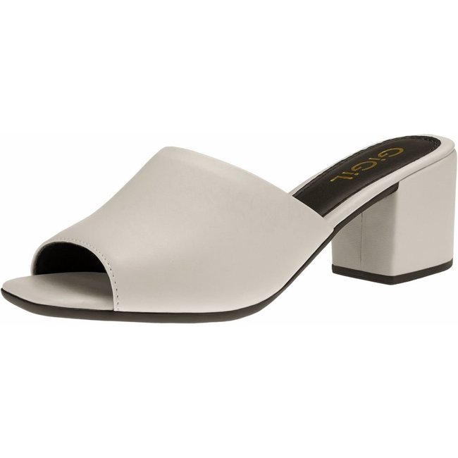 Tamanco Gigil Salto Grosso Off White