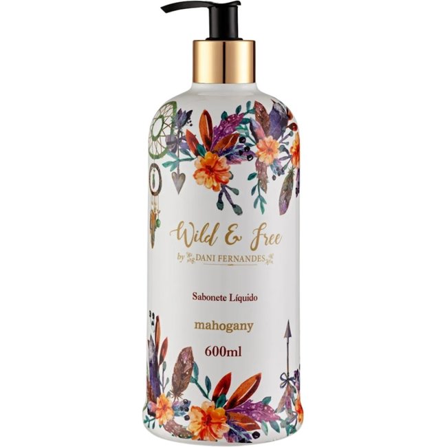 Mahogany Sabonete Liquido Wild E Free 600Ml