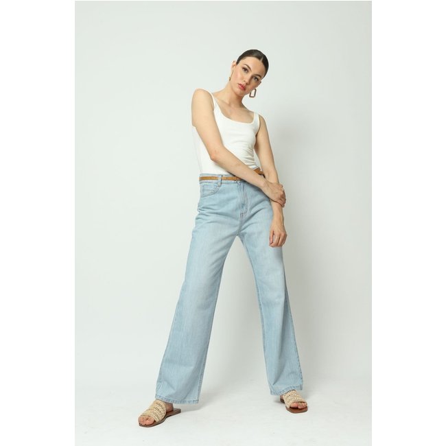 Calça Jeans Reta 46 Gazzy
