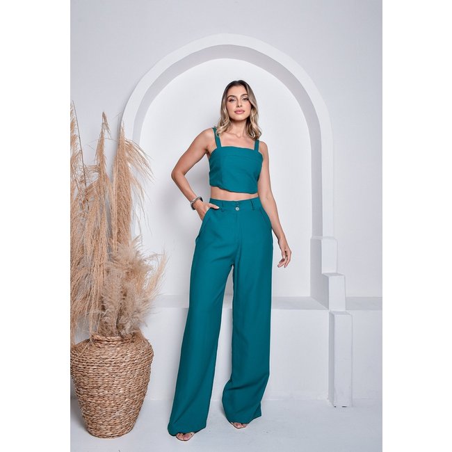 Calça Crorela Verde Petróleo