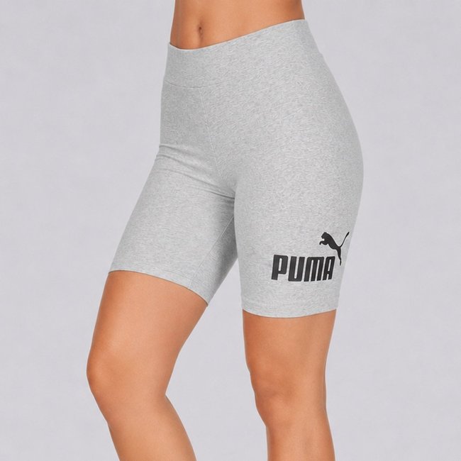 Bermuda Puma ESS NO. 1 Logo 7 Feminino Cinza