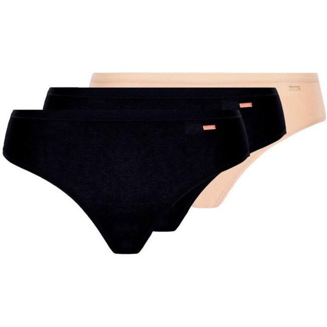 Kit com 3 Calcinhas Biquíni Loba 40353-001 Bege