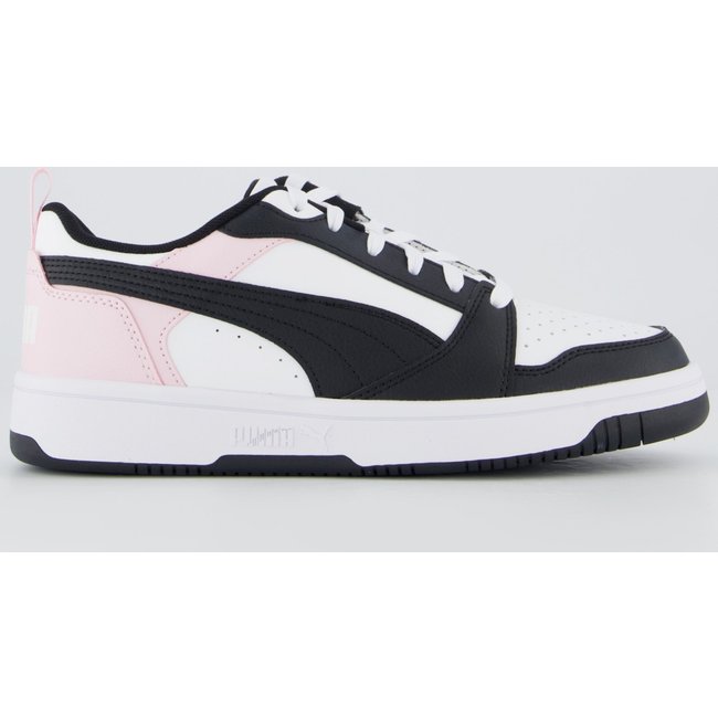 Tênis Puma Rebound V6 LO Feminino Preto e Rosa