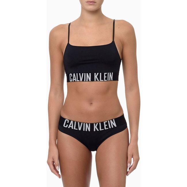 Top Calvin Klein Underwear Alças Faixa Micro Intense Power INT4 Preto