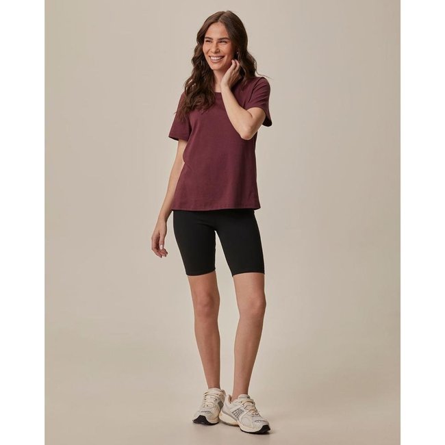 Bermuda Básica Feminina Ciclista Em Algodão