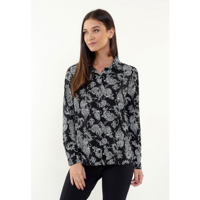 Camisa Intens Manga Longa Viscose Preto