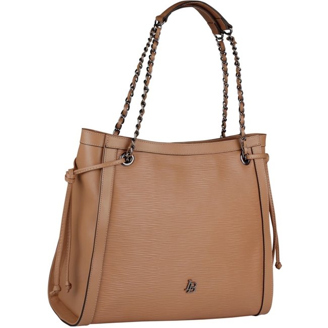 Bolsa Grande Linea Bella 6035 Marrom Claro