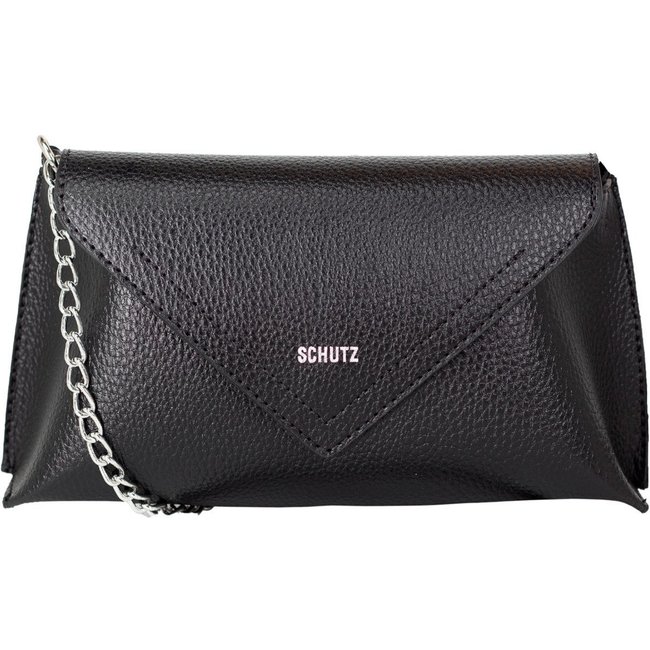 Bolsa Feminina Pequena Schutz Crossbody Meli Tiracolo Preto Black