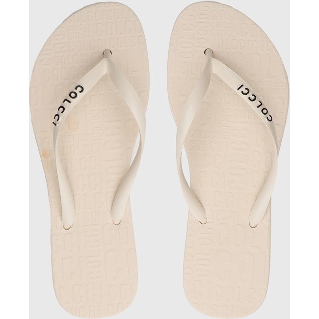 Chinelo Colcci Logo Off-White