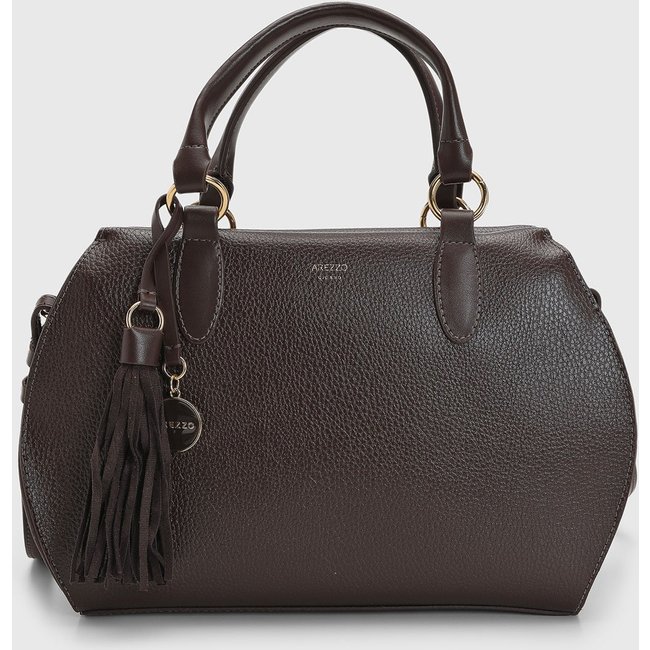 Bolsa Feminina Arezzo Média Tassel Marrom
