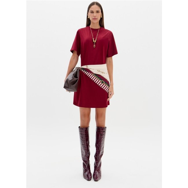 Vestido T-dress Com Lenço Lança Perfume