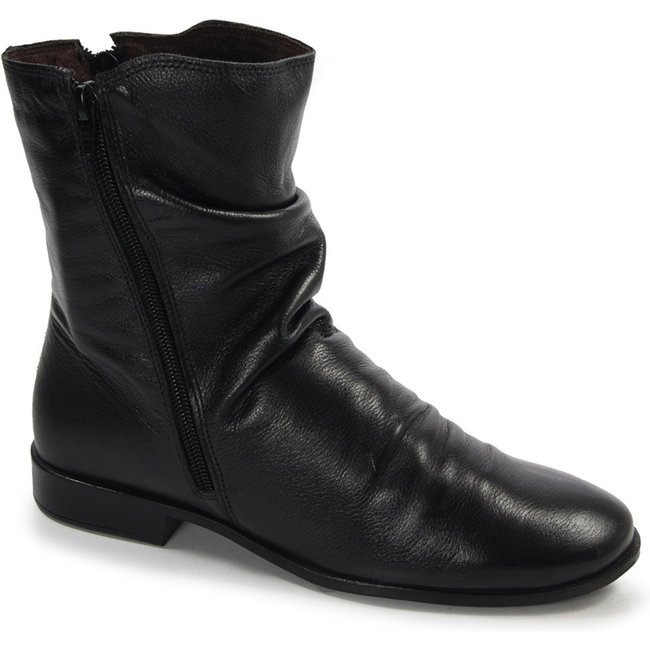 Bota Luna Couro Preto - LUN004