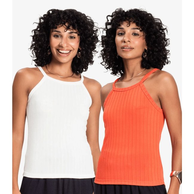 Kit 2 Regatas Femininas Infinita Cor Sortidas